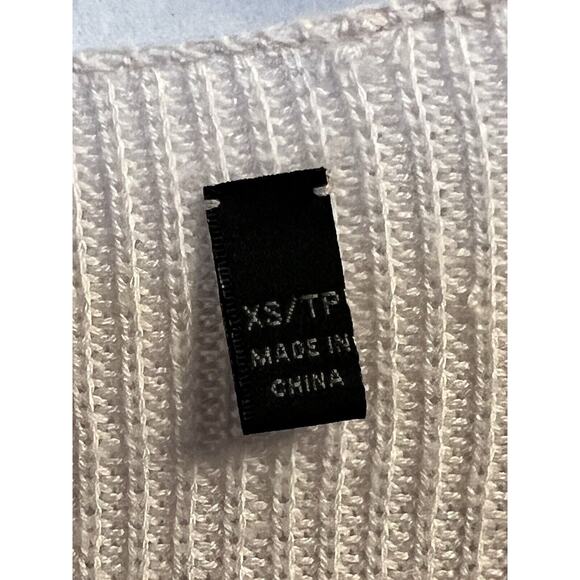 ATM XS Sweater Pullover Top pale pink Rib Knit V-Neck‎ - Picture 6 of 10